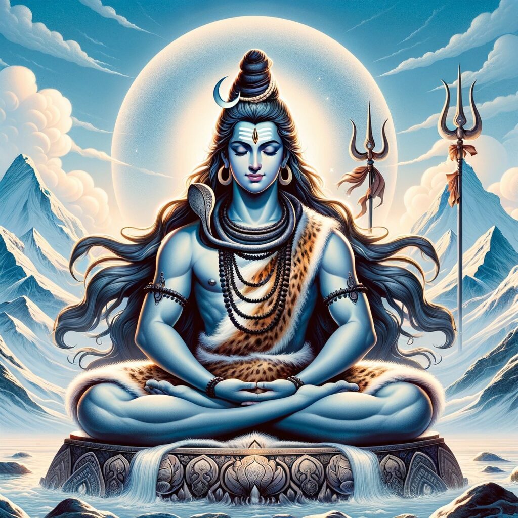 Who Are Brahma, Vishnu, and Shiva Meditating To